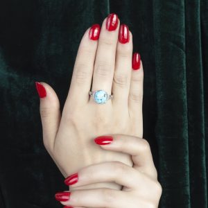 انگشتر زنانه نقره فیروزه کد ۱۱۱۴۶